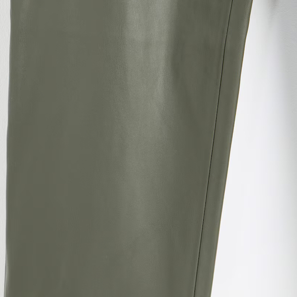 Oliver Bonas Vegan Leather Joggers - Picture 3 of 7